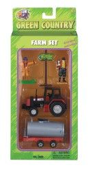Green Country Farm Tractor W+WAGON