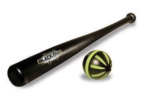 Black Max Soft Bat and Baseball