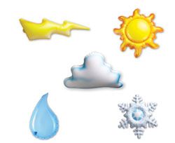 Giant Inflatable Weather Set