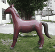 7 Foot Tall Inflatable Lifelike Horse, giant inflatable animals, yard decorations