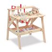 Melissa and Doug Wooden Project Workbench, kids workbench, kids wooden tools, pretend play tool benc