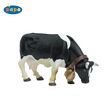 Black and White Grazing Cow with Bell Toy Model