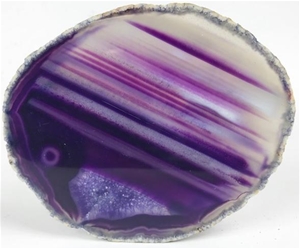 Large Purple Agate Slab Sliced Polished 5