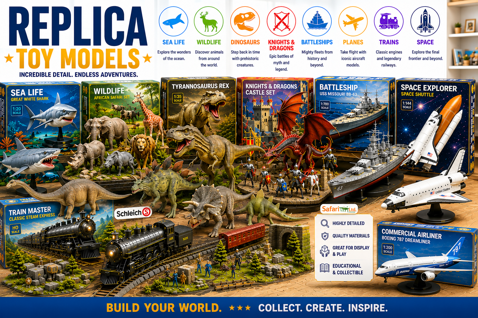 Replica: Toy Models