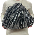 Large Fossil Orthoceras Plaque | Polished Specimen Sculpture 14.5" 15.35 lbs | Home Office Décor
