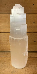 Large Selenite Crystal Skyscraper 12”