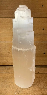 Large Selenite Crystal Skyscraper 12”