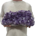 Large Natural Dark Purple Amethyst Druzy 14" 20.65 lbs | Beautiful Crystals Home or Office Décor | Geology Gift