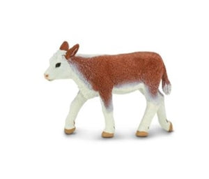 Wild Safari Hereford Calf Model Toy