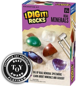 Thames & Kosmos I Dig It! Rocks - Minerals Excavation Kit