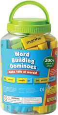Word Building Two-sided Domino Game
