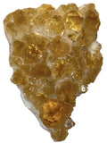 Natural Orange Citrine Druzy Cluster 4" 0.85 lbs