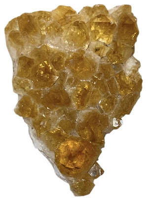 Natural Orange Citrine Druzy Cluster 4" 0.85 lbs