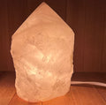 Top Polished Rose Quartz 6.5" Lamp