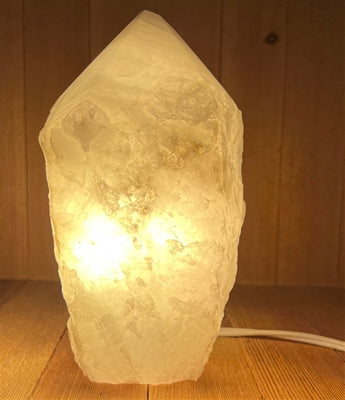 Top Polished Clear Quartz 7" Lamp