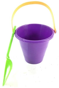 Kids Medium Plastic Sand Bucket and Shovel