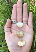 Citrine Polished Tumbled Mineral Rock w/ Bag & Tag