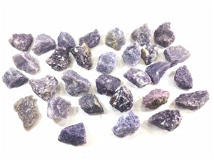 Brazil Lepidolite Rock Mineral - Raw 30 Pack