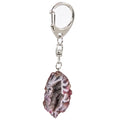 Natural Geode Half Key Chain