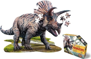 I AM TRICERATOPS Floor Puzzle 100 Pieces