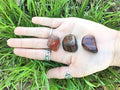 Red Tiger Eye Polished Tumbled Mineral Rock w/ Bag & Tag