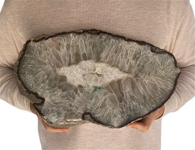 Huge Natural Agate Slab Sliced Polished 14.5"