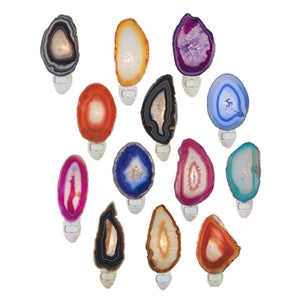 Agate Night Light - Purple