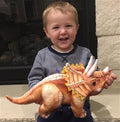 14" Plush Dinosaur - Triceretops