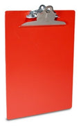 Recycled Plastic Clipboard - Red