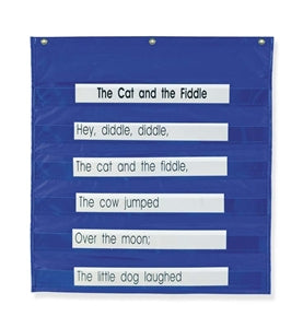 Pacon Mini Pocket Chart, Blue