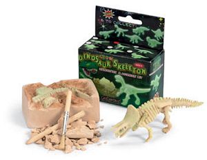 Small Glow Dino Skeleton Excavation & Assembly Kit