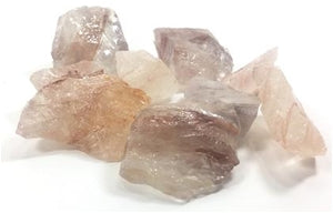 Madagascar Raw Natural Fire Quartz Rock Bulk Pack 30 count
