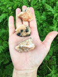 Raw Orange Calcite Healing Crystal - Creativity and Clarity