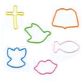 Memory Shape Rubber Bands Love Assortment