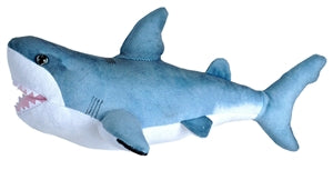 Great White Shark Living Ocean Stuffed Animal - 12"