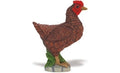 Wild Safari Farm Brown Hen Model Toy