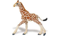 Wild Safari Jungle Reticulated Giraffe Baby Toy Model