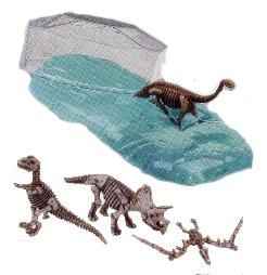 Dinosaur Fossil Putty w/ Skeleton
