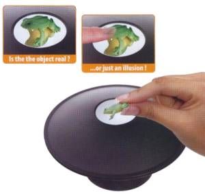 3-D Mirascope - Mirrored Optics Hologram Image