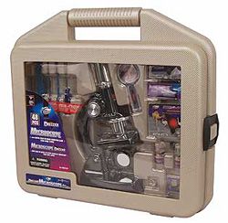 Deluxe Microscope Set with Carrying Case (48 Pieces)